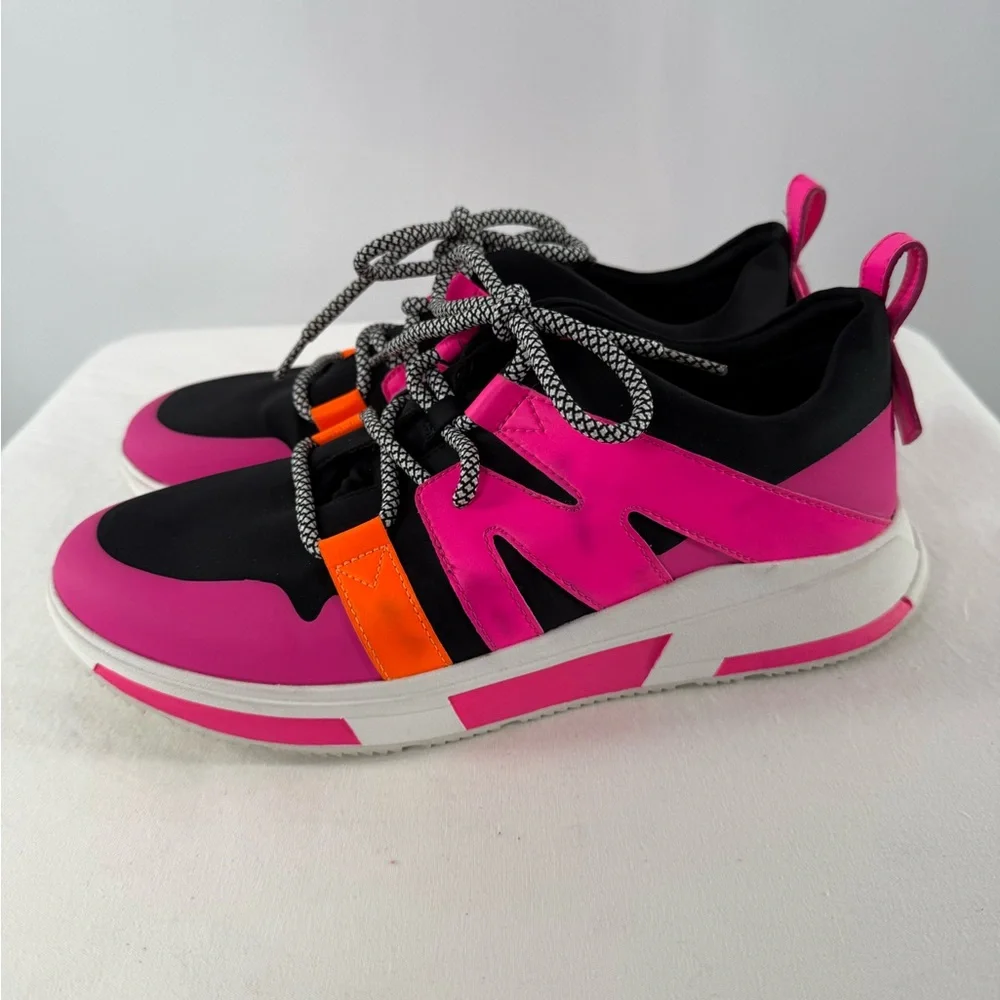 Fitflop Athletic Sneakers in Pink Black‎ Size 11